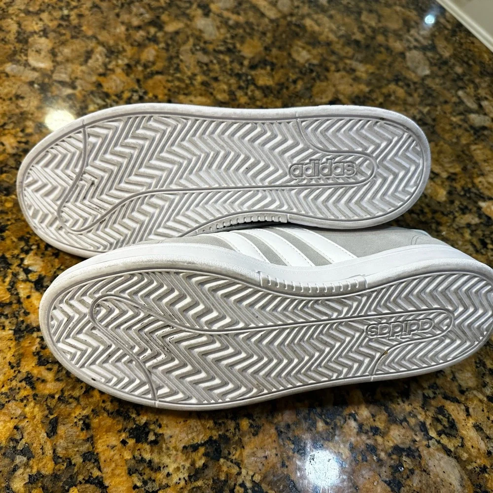 Adidas Gray and White Women's Shoes - Picture 7 of 8